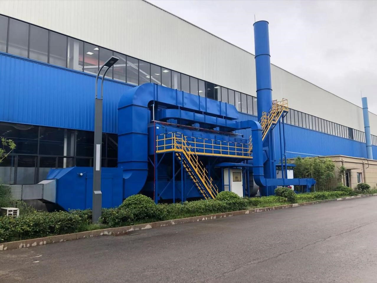 江苏千禧杭萧钢构喷漆废气处理设备